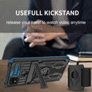 For Xiaomi Redmi 9C Armor Wristband Phone Case(Blue)