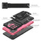 For Motorola Moto G9 Plus Armor Wristband Phone Case(Pink)