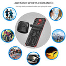 For Motorola Moto G9 Plus Armor Wristband Phone Case(Red)