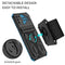 For Motorola Moto G9 Plus Armor Wristband Phone Case(Blue)