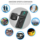 For Motorola Moto G9 Plus Armor Wristband Phone Case(Dark Green)