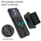 For Motorola Moto G9 Plus Armor Wristband Phone Case(Purple)
