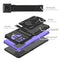 For Motorola Moto G9 Plus Armor Wristband Phone Case(Purple)