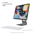 Stoyobe HF-III Series Magnetic Aluminum Alloy Tablet Bracket For iPad Pro 12.9 inch 2021 / 2020 / 2018(Grey)