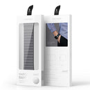 DUX DUCIS Chain Version Magnetic PU Leather Watch Band For Apple Watch Series 7 41mm / 6 & SE & 5 & 4 40mm / 3 & 2 & 1 38mm(Grey + Orange)