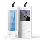 DUX DUCIS Chain Version Magnetic PU Leather Watch Band For Apple Watch Series 7 41mm / 6 & SE & 5 & 4 40mm / 3 & 2 & 1 38mm(Blue)