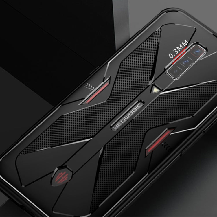 For ZTE nubia Red Magic 6 Pro / 6 TPU Cooling Gaming Phone All-inclusive Shockproof Case(Black)