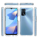 For OPPO A16 Shockproof High Transparency Two-color Gradual Change PC+TPU Candy Colors Phone Protective Case(Purple)