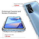 For OPPO A16 Shockproof High Transparency Two-color Gradual Change PC+TPU Candy Colors Phone Protective Case(Purple)