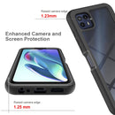 For Motorola Moto G50 5G Starry Sky Solid Color Series Shockproof PC + TPU Phone Case(Black)