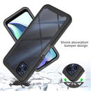For Motorola Moto G50 5G Starry Sky Solid Color Series Shockproof PC + TPU Phone Case(Purple)