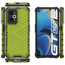 For OPPO Realme GT Neo2 5G Shockproof Honeycomb PC + TPU Phone Case(Green)