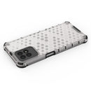 For OPPO Realme 8i Shockproof Honeycomb PC + TPU Phone Case(White)