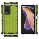 For Xiaomi Redmi Note 11 Pro 5G Shockproof Honeycomb PC + TPU Phone Case(Green)