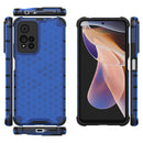 For Xiaomi Redmi Note 11 Pro 5G Shockproof Honeycomb PC + TPU Phone Case(Blue)