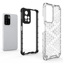 For Xiaomi Redmi Note 11 Pro 5G Shockproof Honeycomb PC + TPU Phone Case(Red)