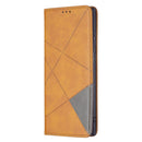 For Samsung Galaxy S22 Ultra 5G Prismatic Invisible Magnetic Horizontal Flip Phone Leather Case with Holder & Card Slots & Photo Frame(Yellow)