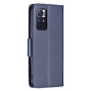 For Xiaomi Redmi Note 11 5G/Note 11T 5G/Poco M4 Pro 5G Two Butterflies Embossing Pattern Horizontal Flip Leather Phone Case with Holder & Card Slot & Wallet & Lanyard(Dark Blue)