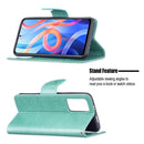 For Xiaomi Redmi Note 11 5G/Note 11T 5G/Poco M4 Pro 5G Two Butterflies Embossing Pattern Horizontal Flip Leather Phone Case with Holder & Card Slot & Wallet & Lanyard(Green)