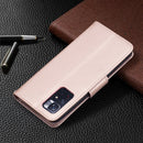 For Xiaomi Redmi Note 11 5G/Note 11T 5G/Poco M4 Pro 5G Two Butterflies Embossing Pattern Horizontal Flip Leather Phone Case with Holder & Card Slot & Wallet & Lanyard(Rose Gold)
