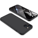 GKK Three Stage Splicing Full Coverage PC Phone Case For iPhone 13 mini(Black)