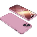 GKK Three Stage Splicing Full Coverage PC Phone Case For iPhone 13 mini(Rose Gold)