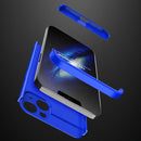 GKK Three Stage Splicing Full Coverage PC Phone Case For iPhone 13 mini(Blue)