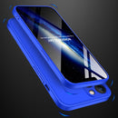 GKK Three Stage Splicing Full Coverage PC Phone Case For iPhone 13 mini(Blue)