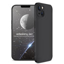 GKK Three Stage Splicing Full Coverage PC Phone Case For iPhone 13(Black)