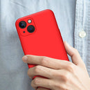 GKK Three Stage Splicing Full Coverage PC Phone Case For iPhone 13(Red)