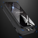 GKK Three Stage Splicing Full Coverage PC Phone Case For iPhone 13 Pro(Black)
