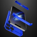 GKK Three Stage Splicing Full Coverage PC Phone Case For iPhone 13 Pro(Blue)