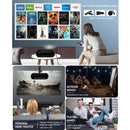 T7 1920x1080P 200 ANSI Portable Home Theater LED HD Digital Projector, Basic Version,US Plug(Black)