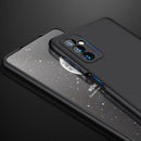 For Samsung Galaxy M52 5G GKK Three Stage Splicing Full Coverage PC Phone Case(Black)