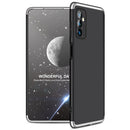 For Samsung Galaxy M52 5G GKK Three Stage Splicing Full Coverage PC Phone Case(Black Silver)