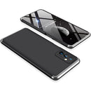 For Samsung Galaxy M52 5G GKK Three Stage Splicing Full Coverage PC Phone Case(Black Silver)