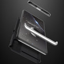 For Samsung Galaxy M52 5G GKK Three Stage Splicing Full Coverage PC Phone Case(Black Silver)