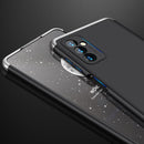 For Samsung Galaxy M52 5G GKK Three Stage Splicing Full Coverage PC Phone Case(Black Silver)