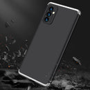 For Samsung Galaxy M52 5G GKK Three Stage Splicing Full Coverage PC Phone Case(Black Silver)