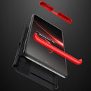 For Samsung Galaxy M52 5G GKK Three Stage Splicing Full Coverage PC Phone Case(Black Red)