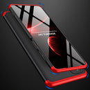 For Samsung Galaxy M52 5G GKK Three Stage Splicing Full Coverage PC Phone Case(Black Red)