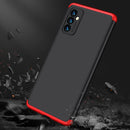 For Samsung Galaxy M52 5G GKK Three Stage Splicing Full Coverage PC Phone Case(Black Red)