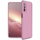 For Samsung Galaxy M52 5G GKK Three Stage Splicing Full Coverage PC Phone Case(Rose Gold)