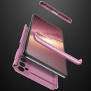 For Samsung Galaxy M52 5G GKK Three Stage Splicing Full Coverage PC Phone Case(Rose Gold)