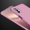 For Samsung Galaxy M52 5G GKK Three Stage Splicing Full Coverage PC Phone Case(Rose Gold)