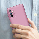 For Samsung Galaxy M52 5G GKK Three Stage Splicing Full Coverage PC Phone Case(Rose Gold)