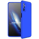For Samsung Galaxy M52 5G GKK Three Stage Splicing Full Coverage PC Phone Case(Blue)