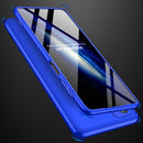 For Samsung Galaxy M52 5G GKK Three Stage Splicing Full Coverage PC Phone Case(Blue)
