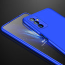 For Samsung Galaxy M52 5G GKK Three Stage Splicing Full Coverage PC Phone Case(Blue)