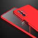 For Samsung Galaxy M52 5G GKK Three Stage Splicing Full Coverage PC Phone Case(Red)